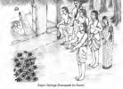 Arjun brings Draupadi to Kunti