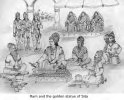 Ram and the golden statue of Sita